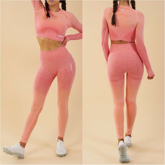 EUC Gymshark ombré peach set - Picture 4 of 4